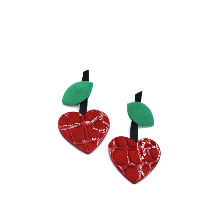 Cerises d’Été Boucles d'oreilles – Bijou Fruité et Artisanal