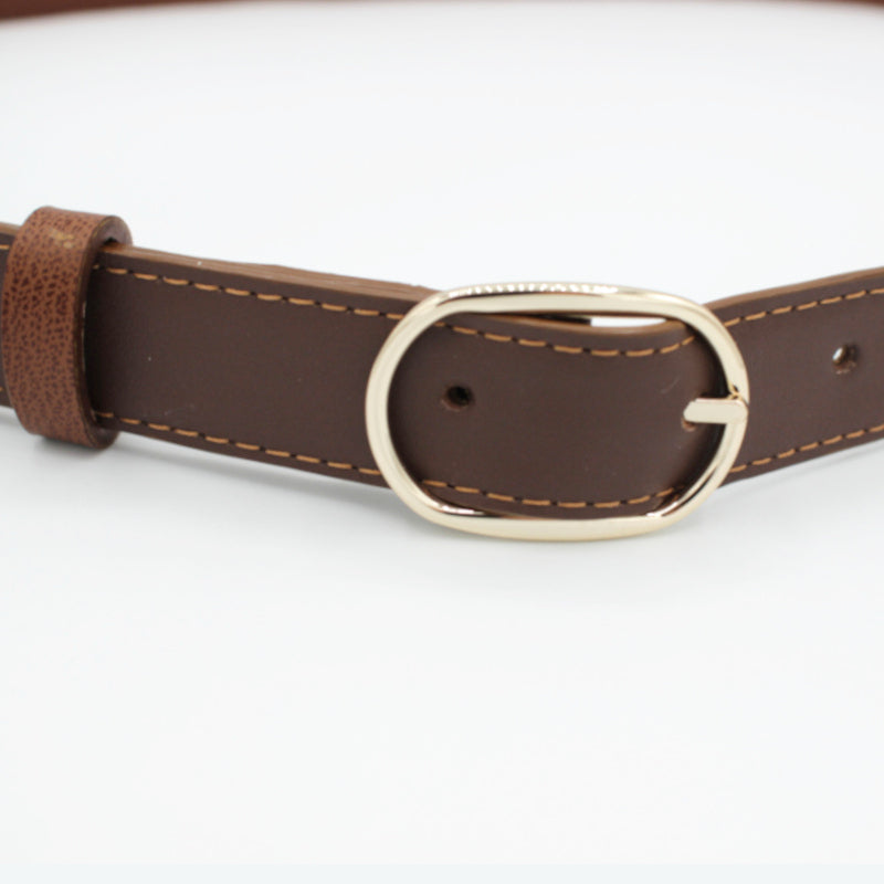 La ceinture en cuir 2 couleurs