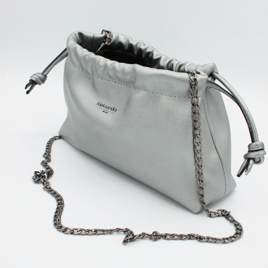  Ravioli » – Sac fait main en cuir d’agneau souple et luxueux