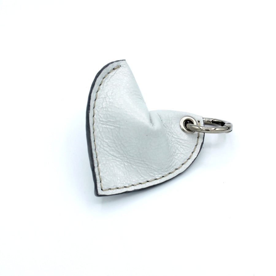 tuto of a 3D leather heart charm