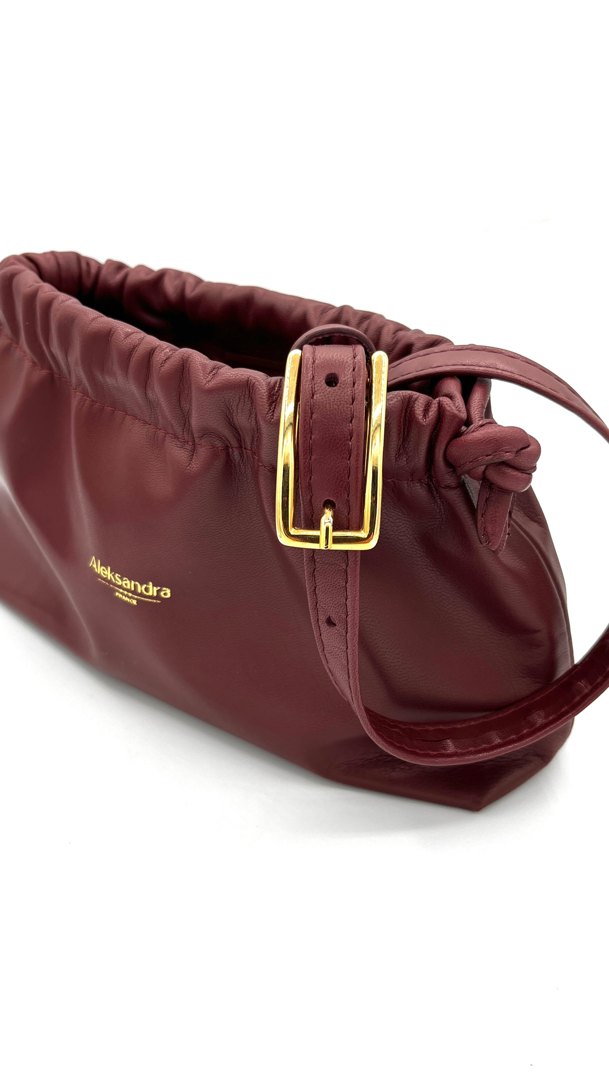  Ravioli » – Sac fait main en cuir d’agneau souple et luxueux